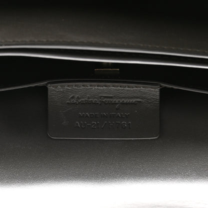 Salvatore Ferragamo Calfskin Suede Medium Margot Crossbody Grey 6 of 10