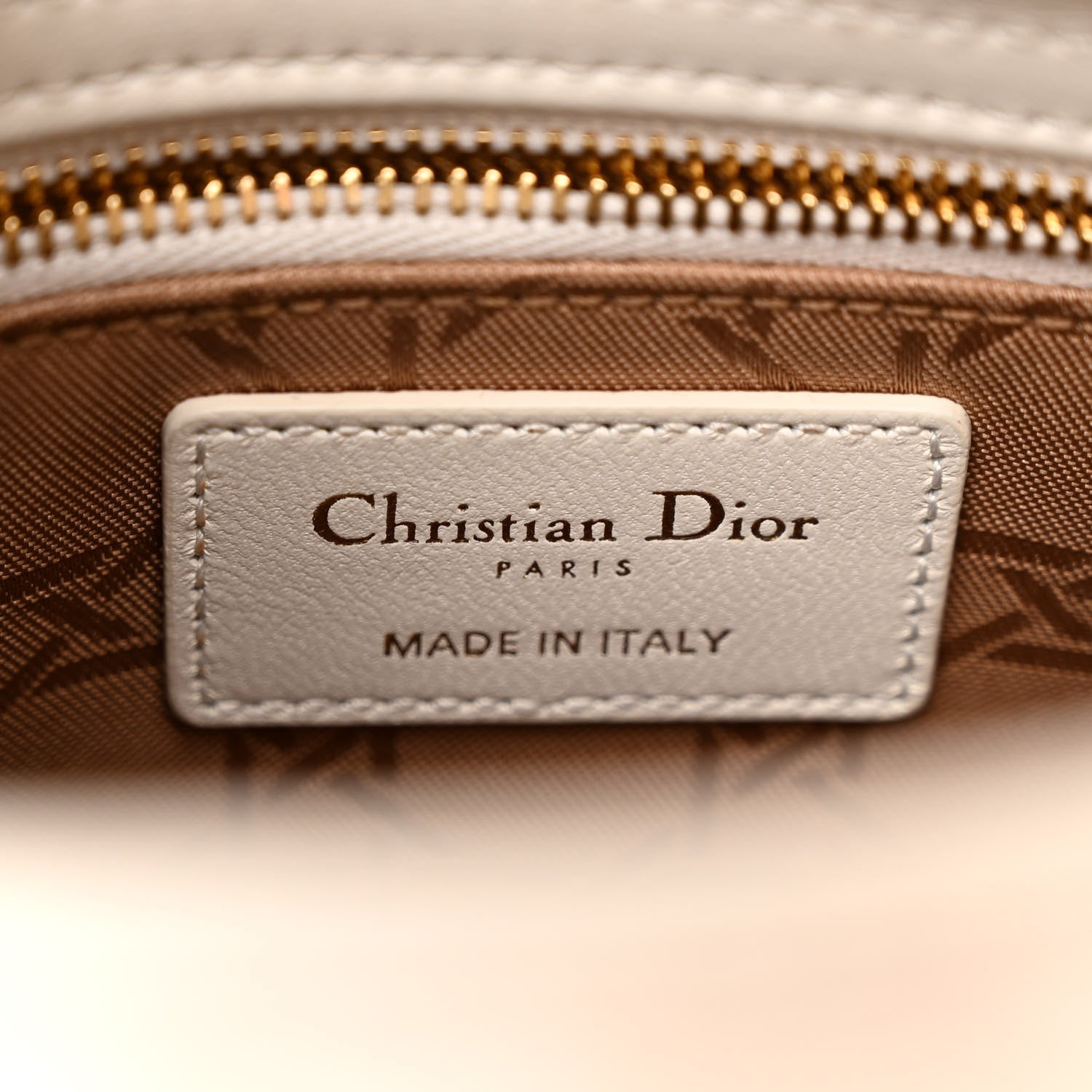 Christian Dior Lambskin Cannage Small My ABCDior Lady Dior White 6 of 10