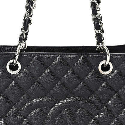 Chanel Caviar Quilted Grand Shopping Tote GST Black 8 of 11