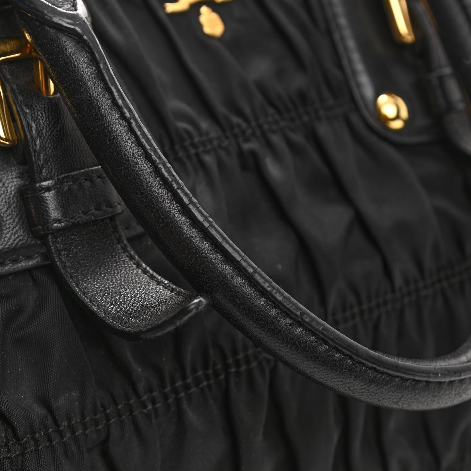Prada Tessuto Nylon Gaufre Tote Black 15 of 16