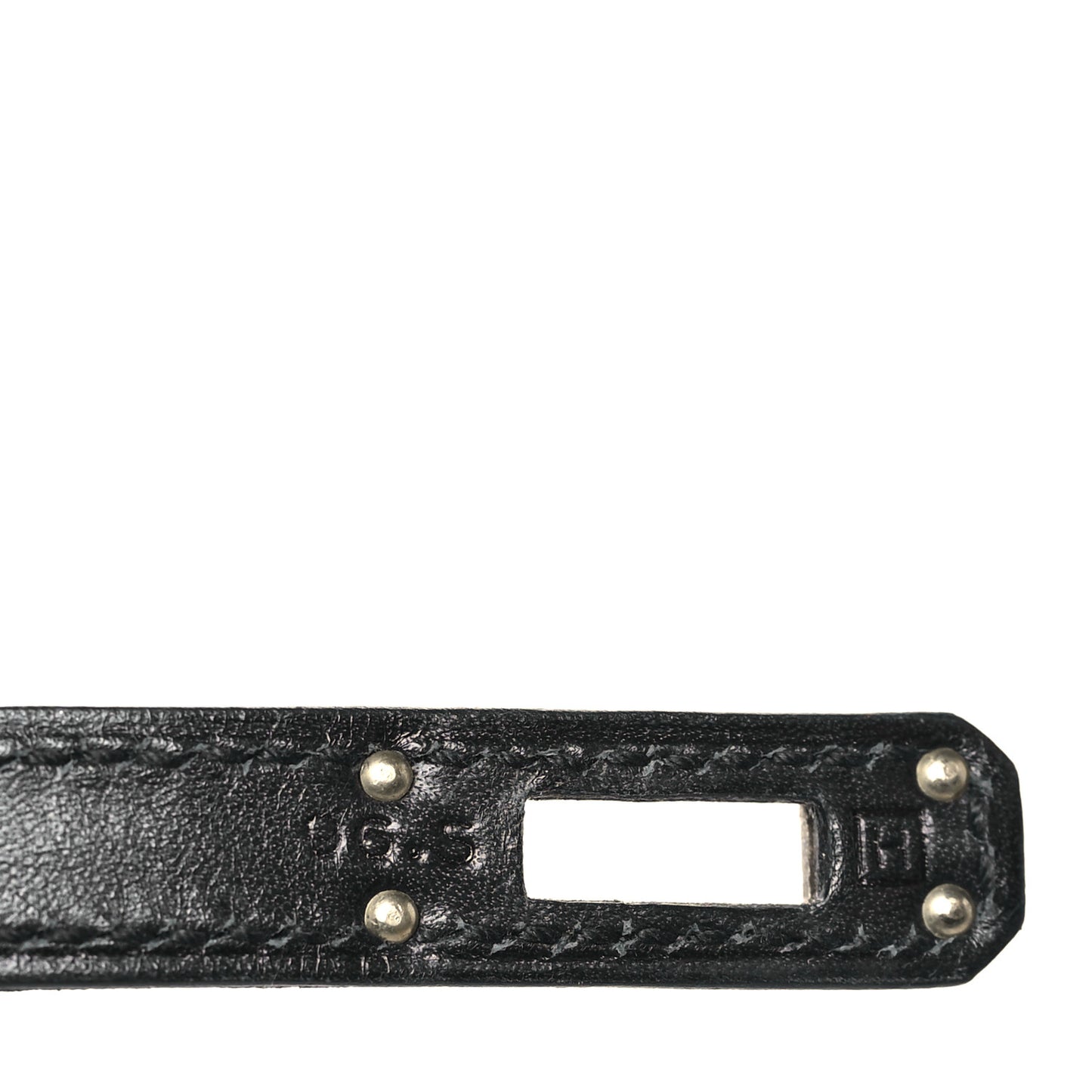 Tadelakt Kelly Pochette Clutch Black