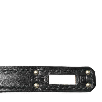 Hermes Tadelakt Kelly Pochette Clutch Black 7 of 9