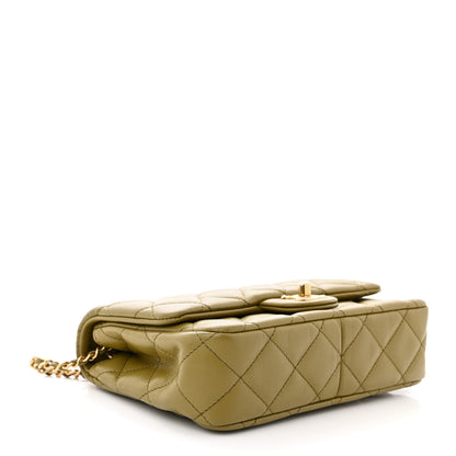 Chanel Lambskin Quilted Small Wenge Wood Flap 4 of 10