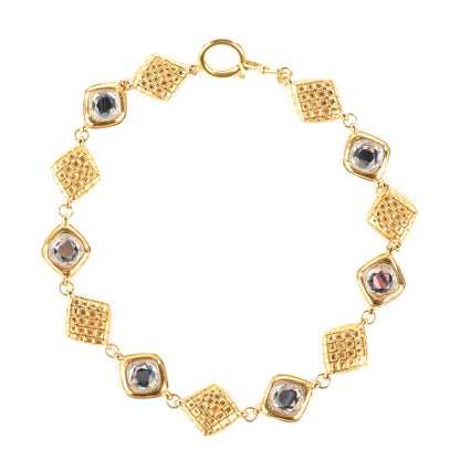 Chanel Crystal CC Necklace Gold 1 of 5