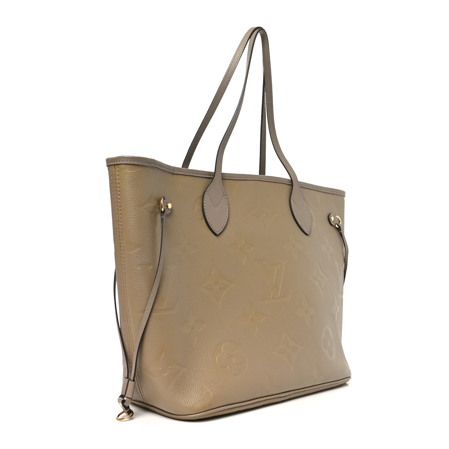 Louis Vuitton Empreinte Monogram Giant Neverfull MM Tourterelle 2 of 9