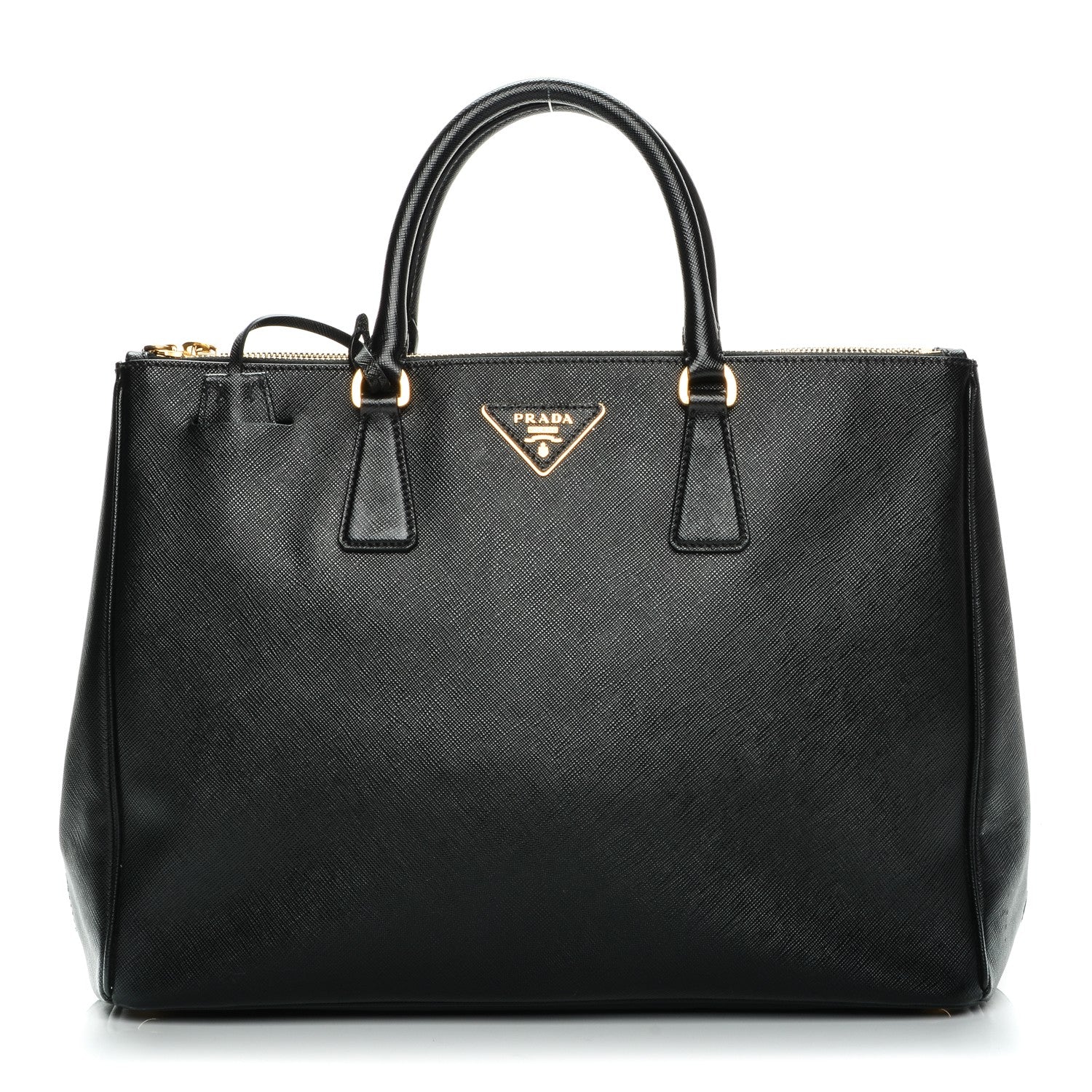 Prada Saffiano Large Galleria Double Zip Tote Black 1 of 8