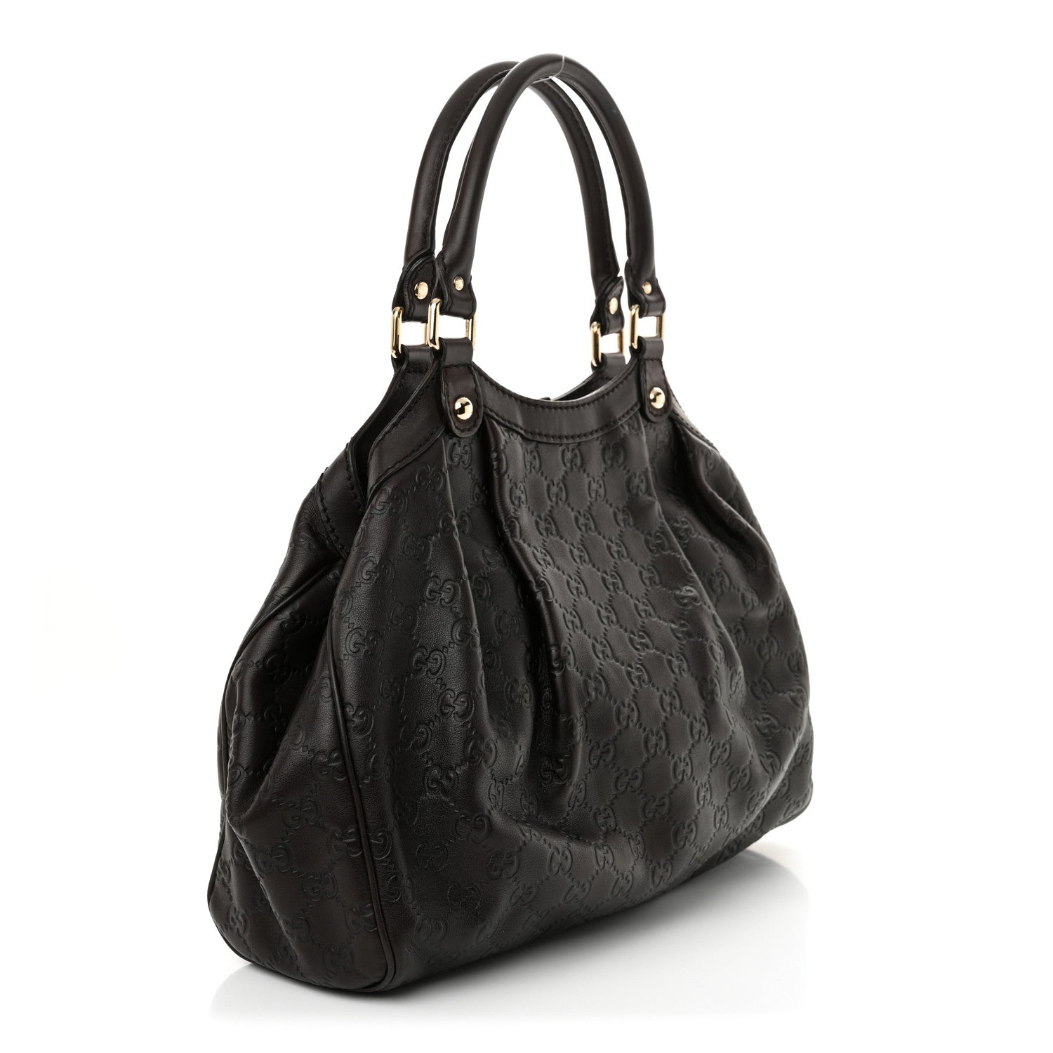 Gucci Guccissima Medium Sukey Tote Chocolate 3 of 11