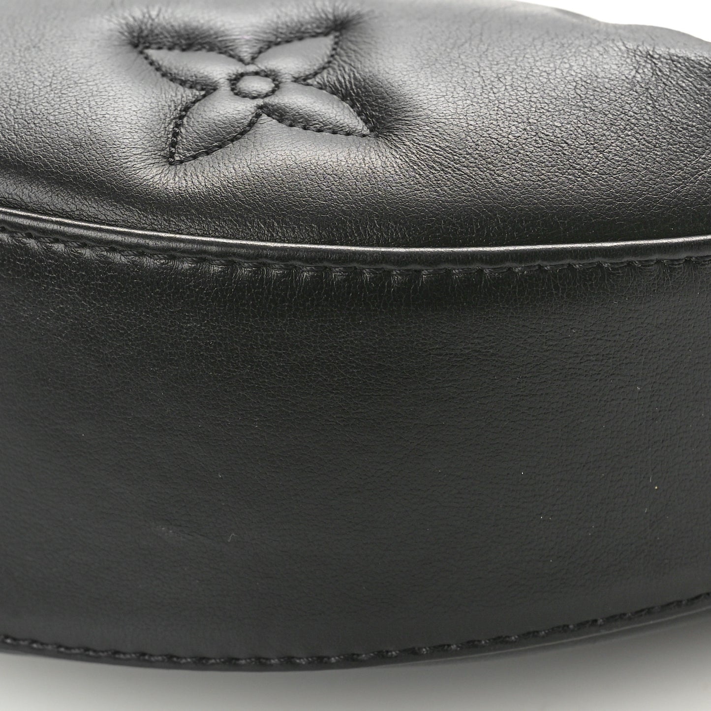 Calfskin Bubblegram Over The Moon Black