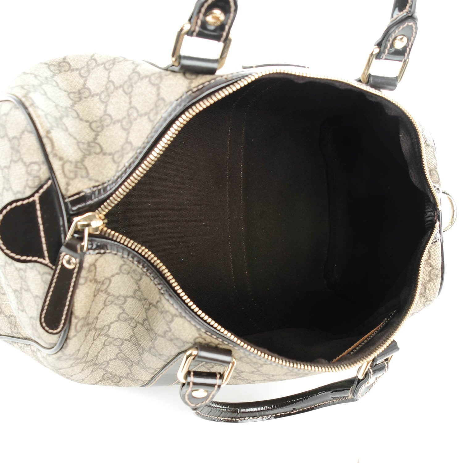 Gucci GG Plus Monogram Medium Joy Boston Dark Brown 5 of 7