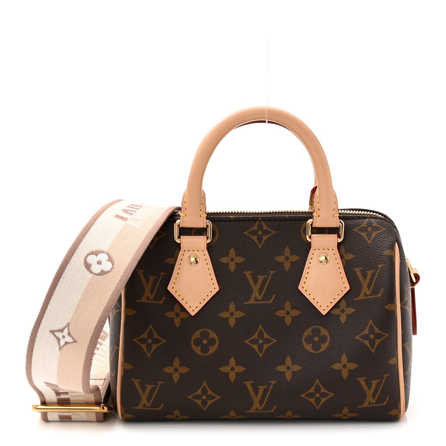 Monogram Speedy Bandouliere 20 Beige
