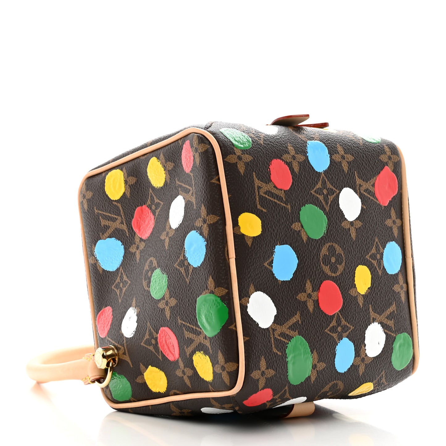 LV X YK Monogram Dots Square Bag