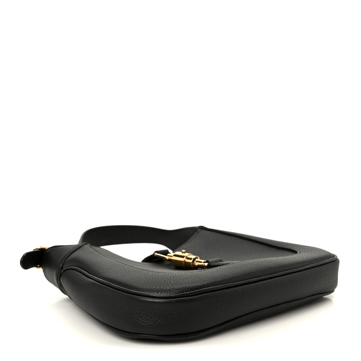Gucci Grand Prix Calfskin Small Jackie 1961 Hobo Black 4 of 10