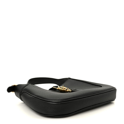 Gucci Grand Prix Calfskin Small Jackie 1961 Hobo Black 4 of 10