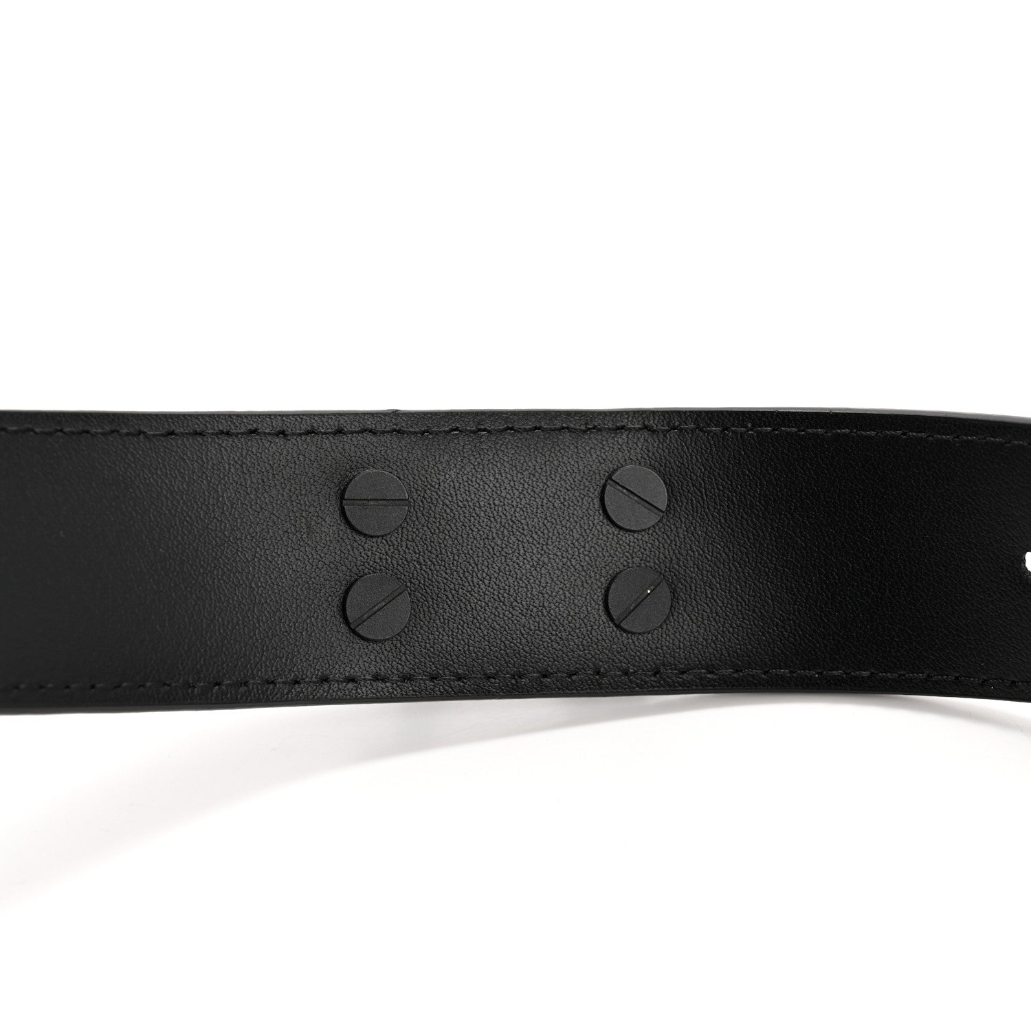 Louis Vuitton Taurillon Monogram Signature 35 MM Chain Belt 110 44 Black 9 of 9