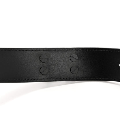Louis Vuitton Taurillon Monogram Signature 35 MM Chain Belt 110 44 Black 9 of 9