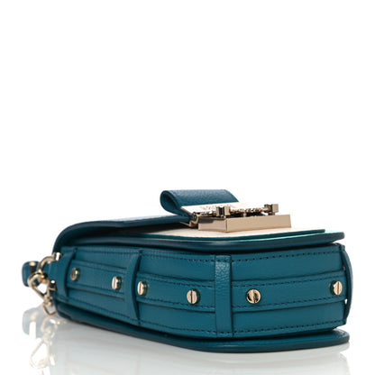 MCM Calfskin X-Mini Patricia Crossbody Deep Lagoon 4 of 8