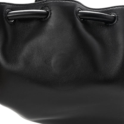 Bottega Veneta Lambskin Small Beak Triangle Flap Shoulder Bag Black 12 of 12