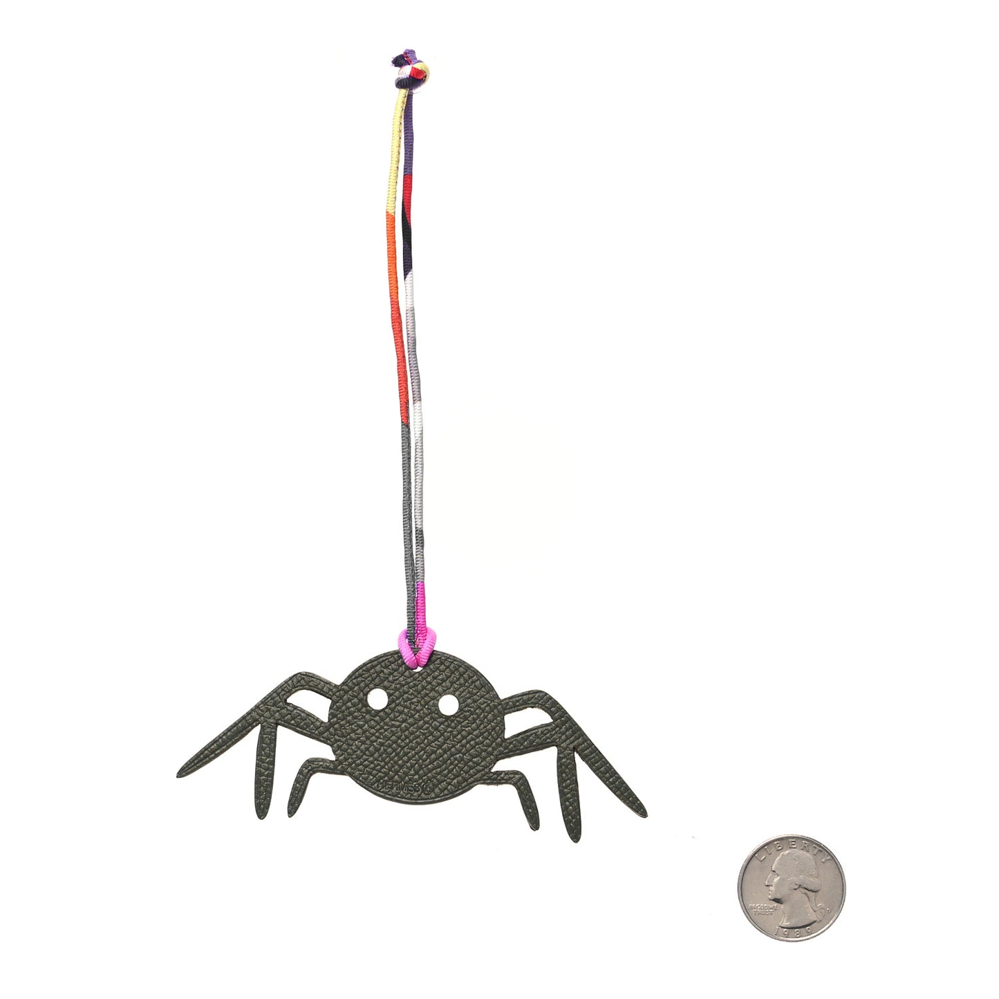 Epsom Togo Petit H Spider Bag Charm Canopee Gris Mouette