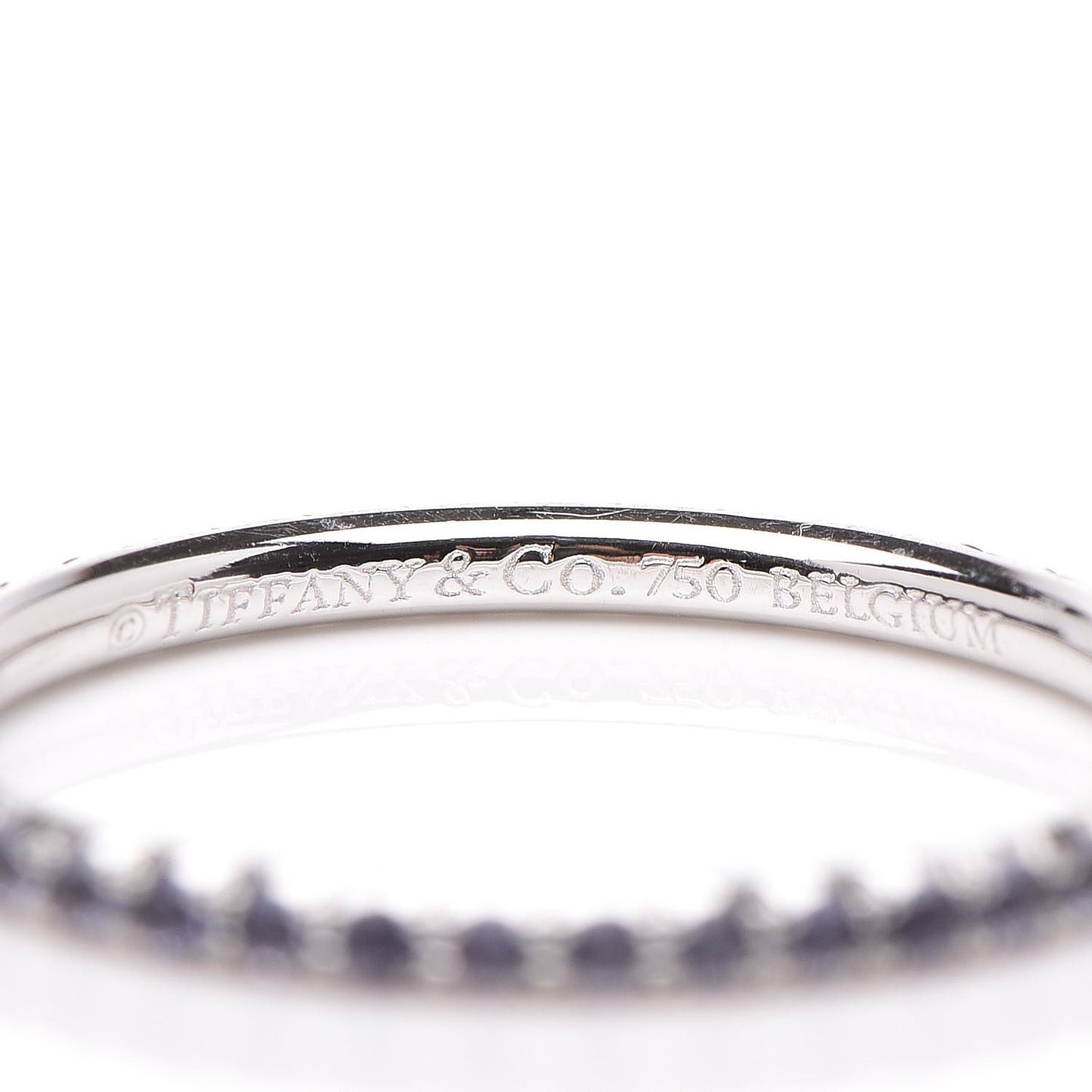 18K White Gold Iolite Metro Ring 47 4.25