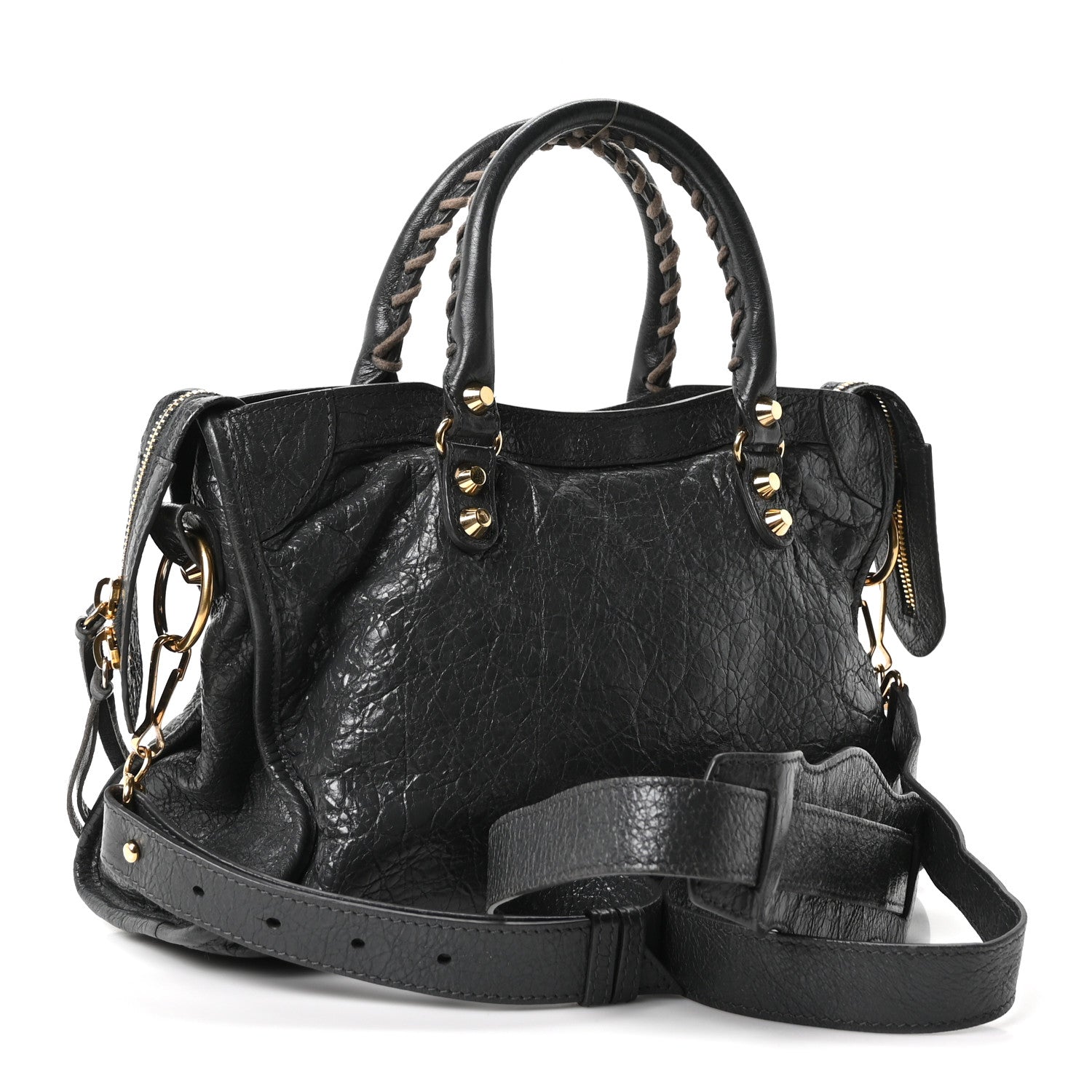 Balenciaga Agneau Classic Gold Hardware S City Gris Fossile 4 of 11