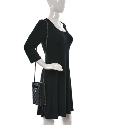 Chanel Caviar Quilted Evening Box Bag Black 2 of 8