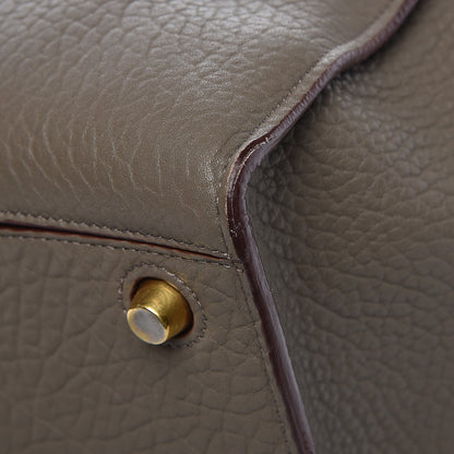 Celine Bullhide Calfskin Small Ring Bag Souris 15 of 15