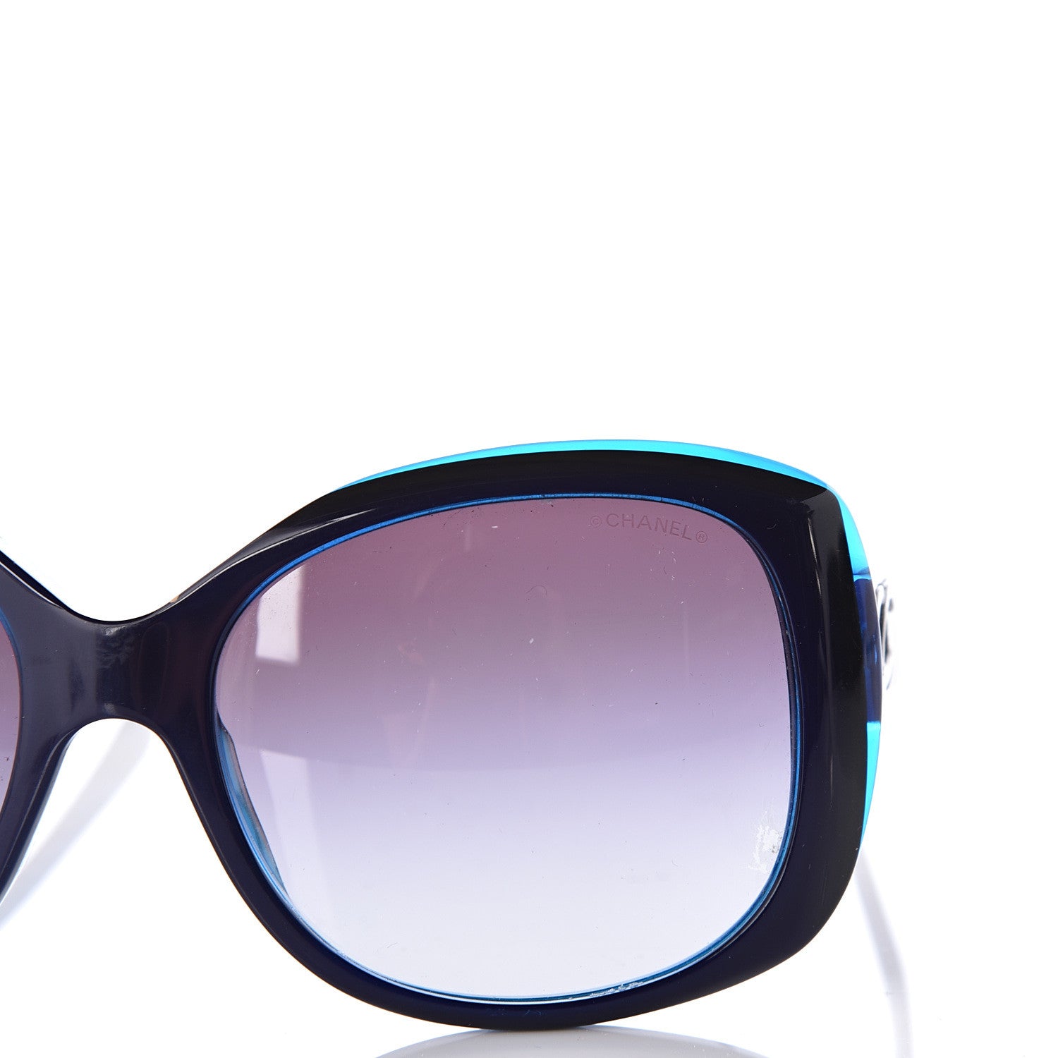 Chanel CC Sunglasses 5183 Blue 7 of 8