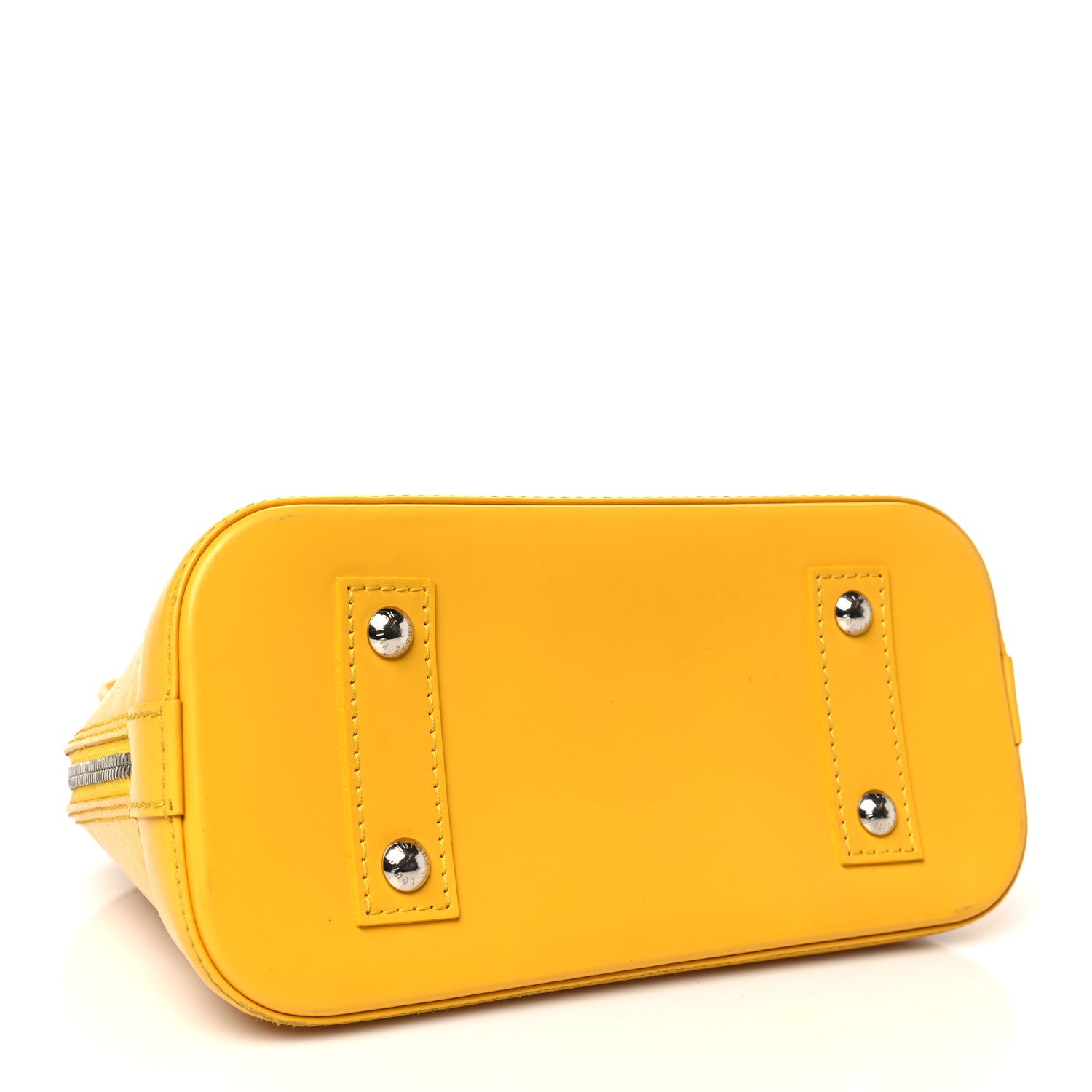 Louis Vuitton Epi Alma BB Citron 4 of 9
