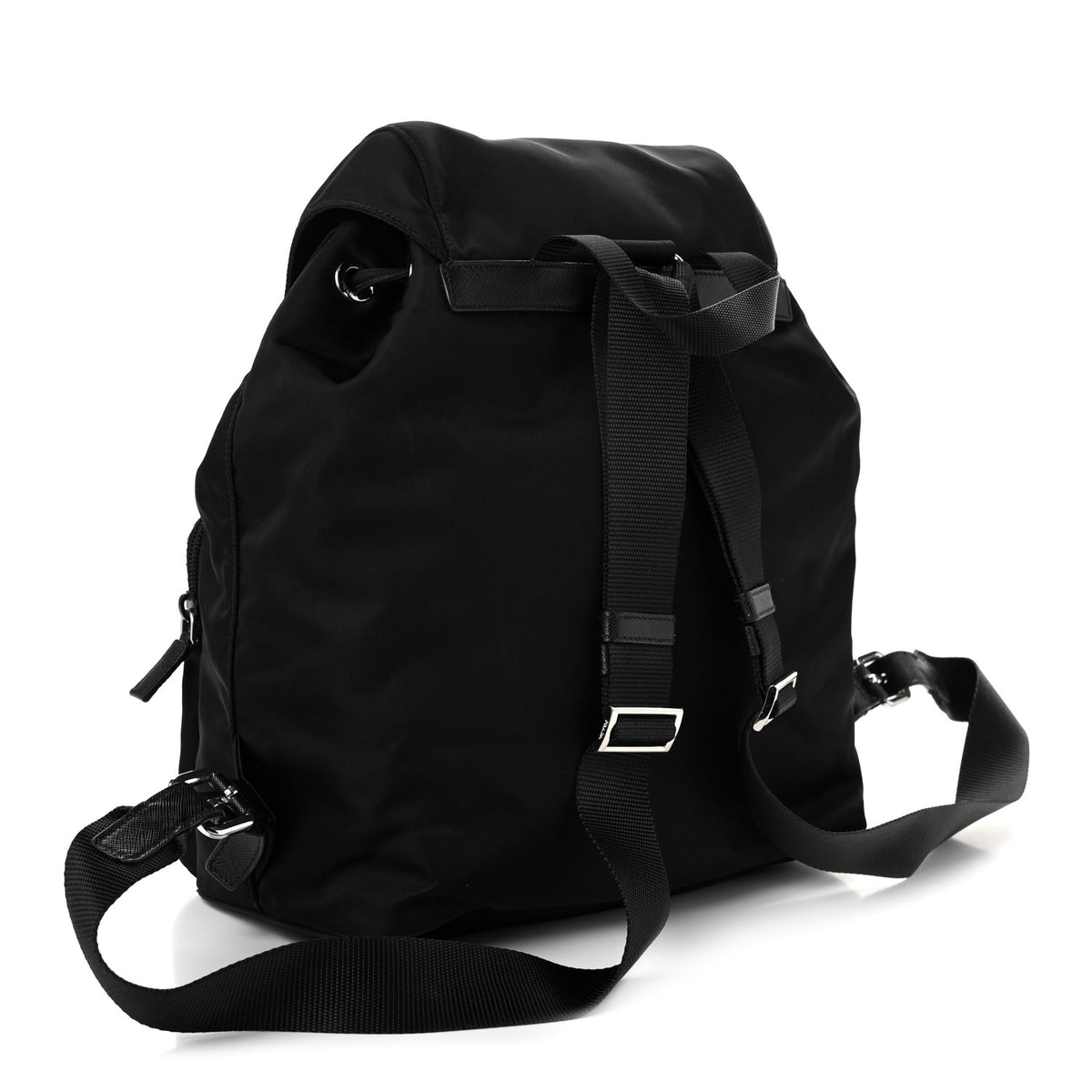 Nylon Vela Large Backpack Black