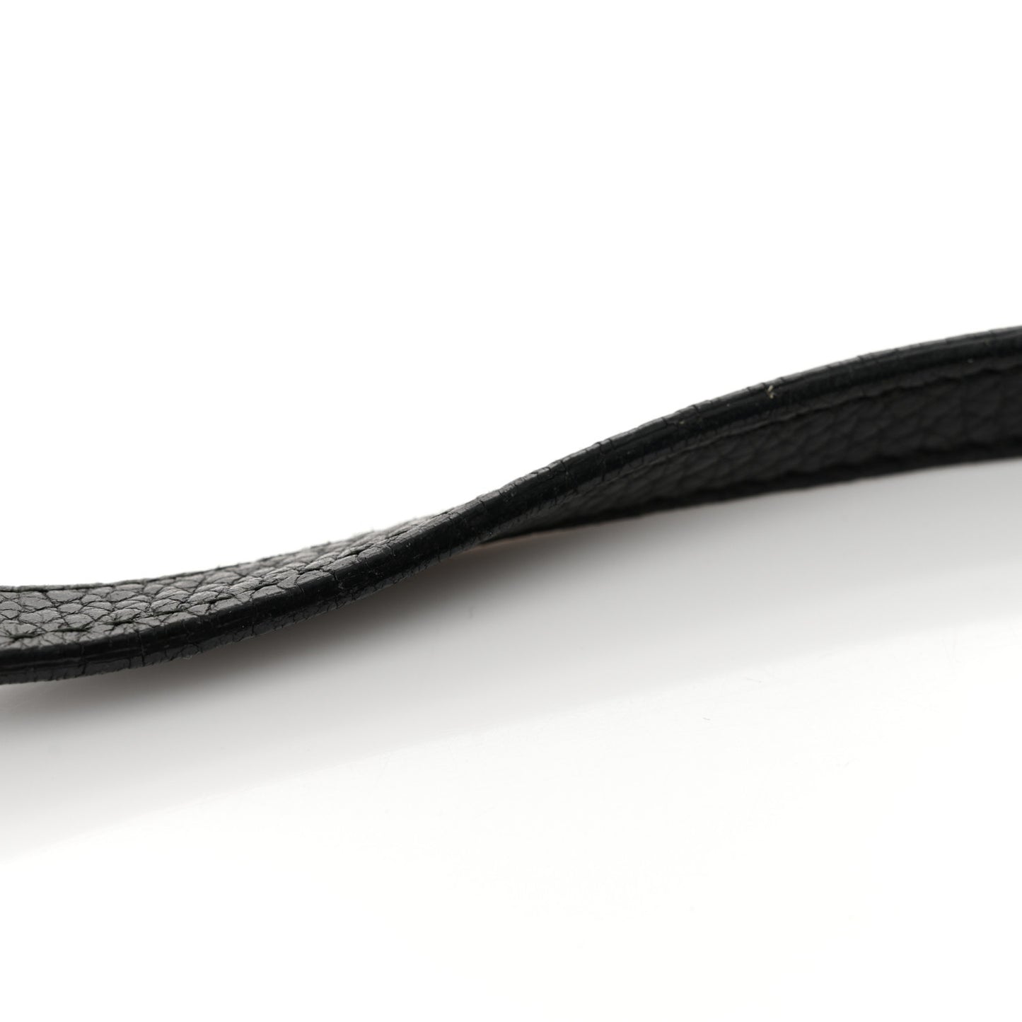 Pebbled Calfskin Small Soho Disco Bag Black