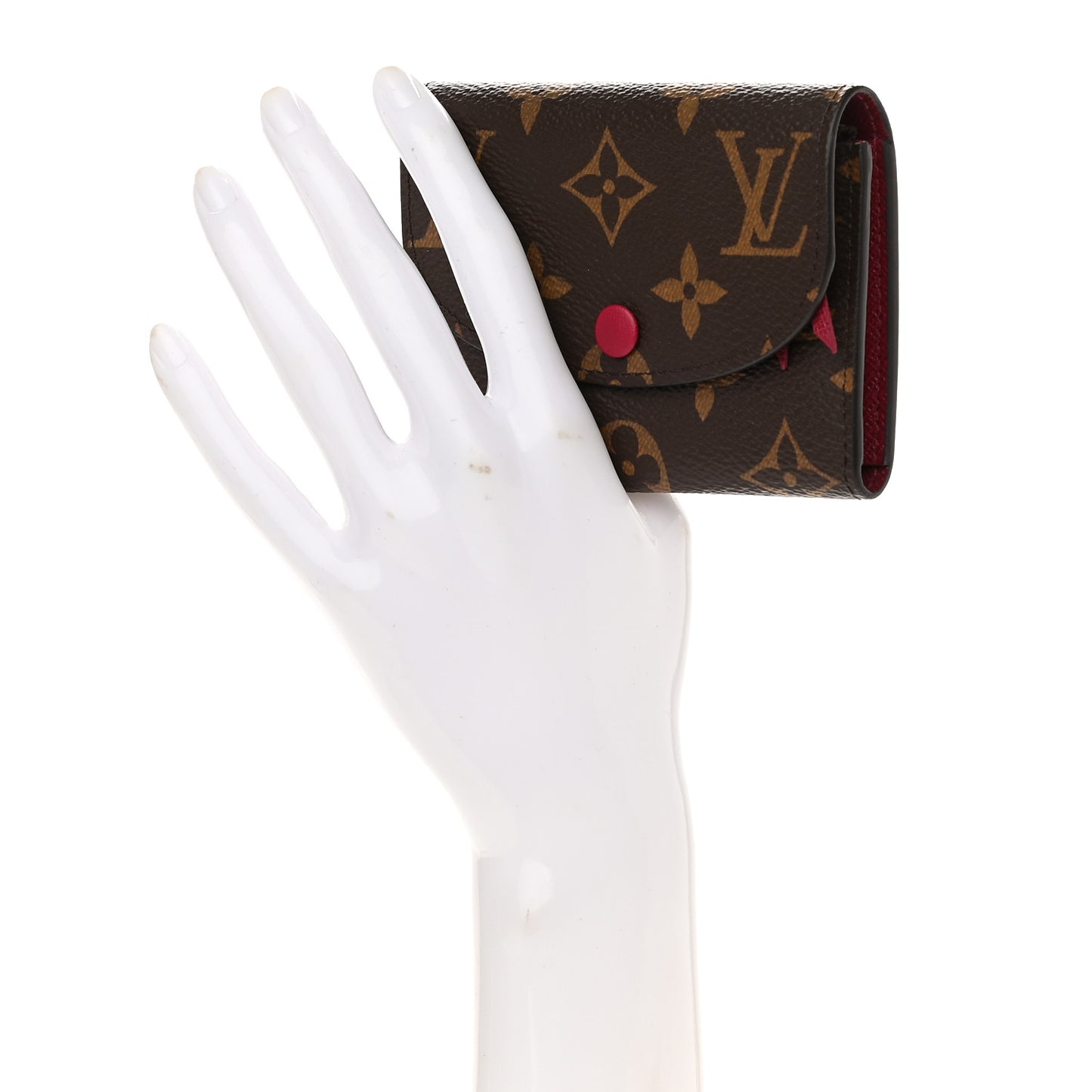 Monogram Rosalie Coin Purse Fuchsia