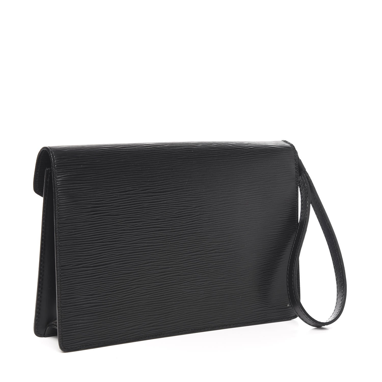 Louis Vuitton Epi Pochette Sellier Dragonne Clutch Black 3 of 9