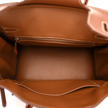 Hermes Natural Barenia Faubourg Birkin 30 Fauve 5 of 13