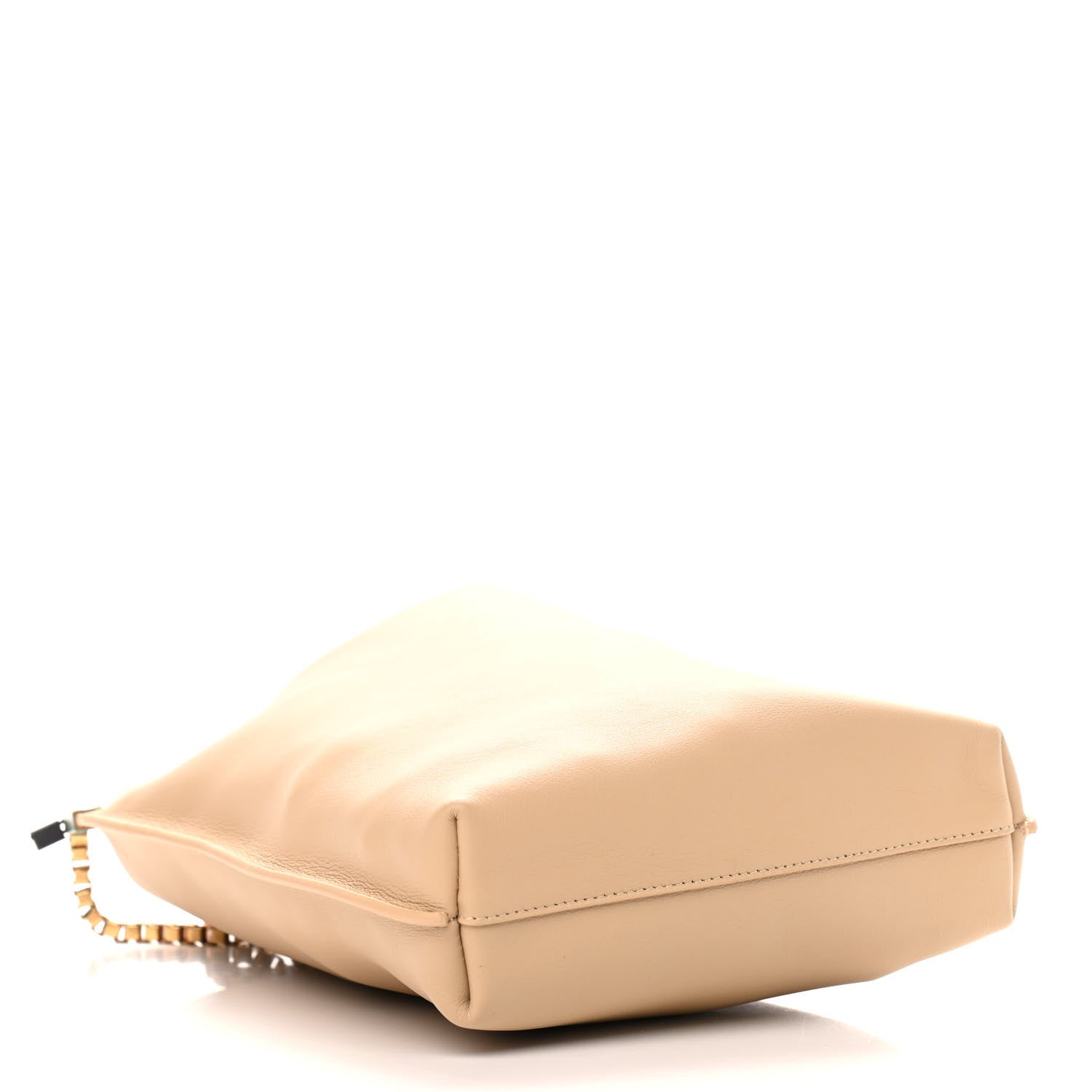 Saint Laurent Smooth Calfskin Small Suzanne Hobo Ivory Natural 5 of 10