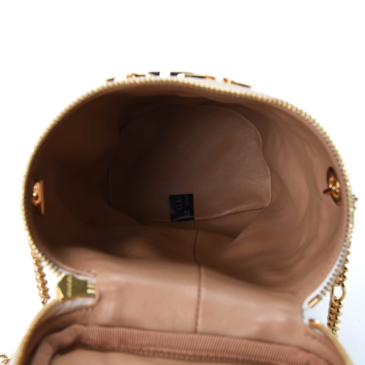 Calfskin Trapuntata Zumi Belt Bag Off White