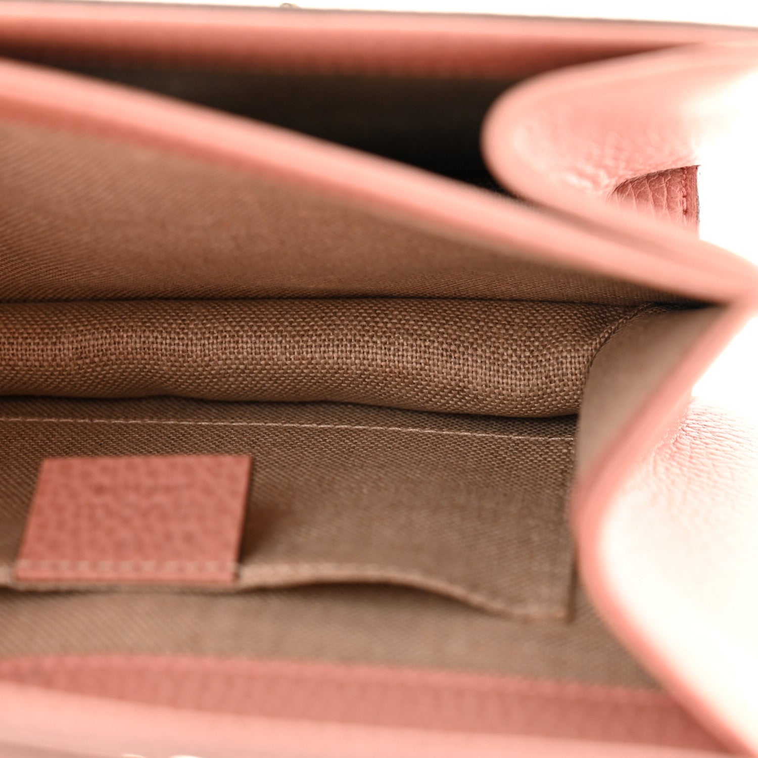 Gucci Dollar Calfskin Small Interlocking G Shoulder Bag Soft Pink 6 of 12
