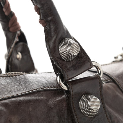 Balenciaga Agneau Giant 21 Silver Hardware Work Charbon 12 of 13