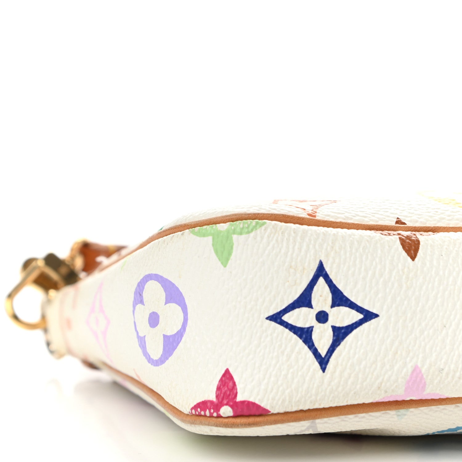 Louis Vuitton Monogram Multicolor Pochette Accessories White 9 of 14