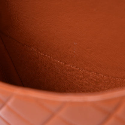 Chanel Lambskin Quilted Medium Double Sided Flap Orange 18 of 18