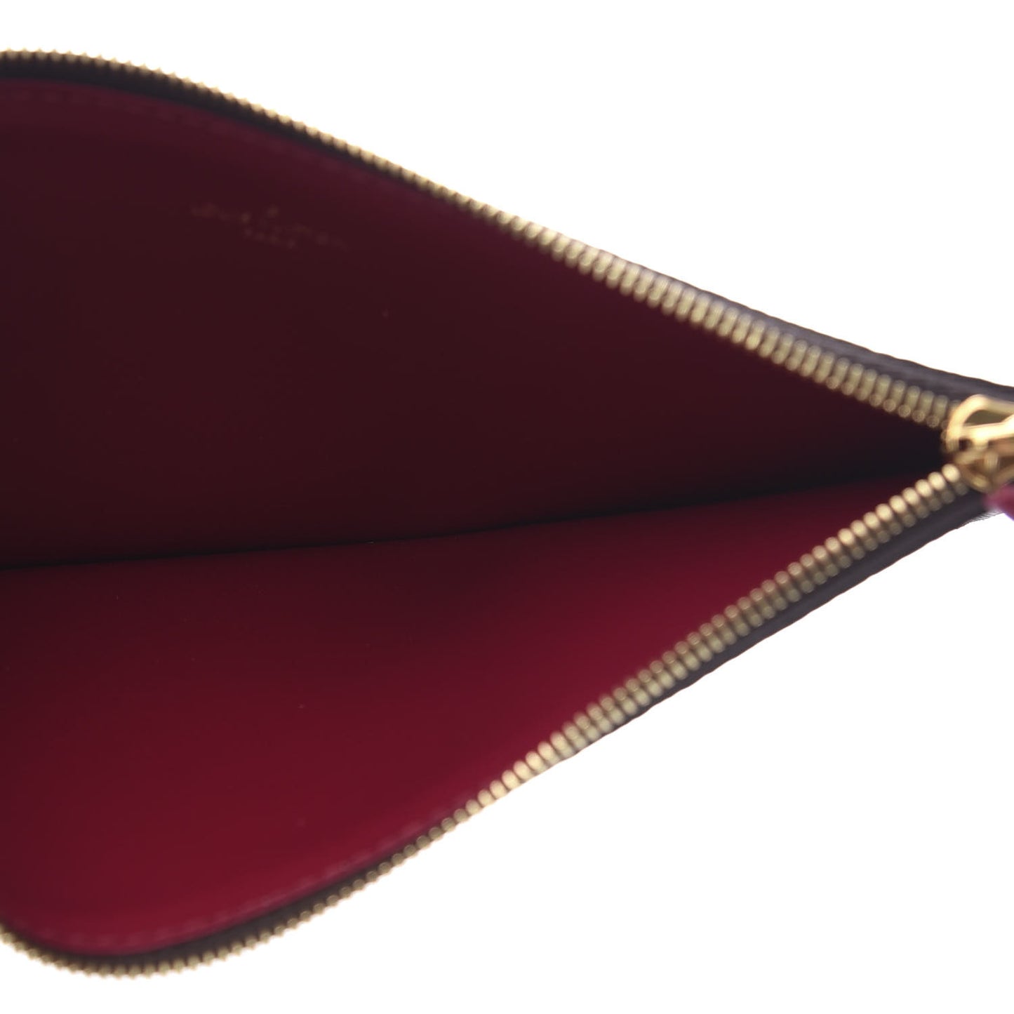 Monogram Felicie Chain Wallet Zippered Insert Fuchsia