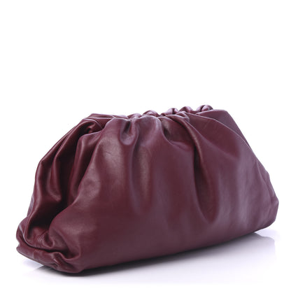 Bottega Veneta Smooth Butter Calf The Pouch Oversized Clutch Bordeaux 3 of 9