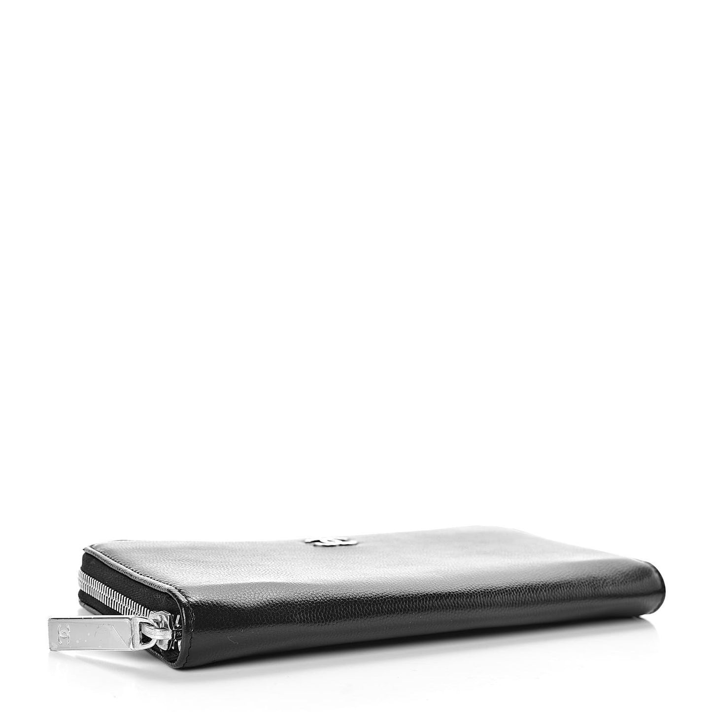 Caviar Sevruga Zip Around Wallet Black