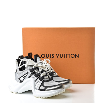 Louis Vuitton Calfskin Technical Nylon LV Archlight Sneaker 37 White 13 of 13