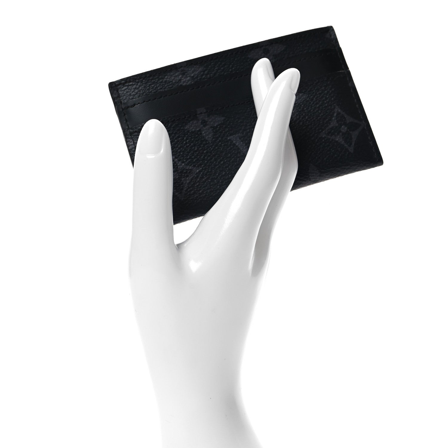 Louis Vuitton Monogram Eclipse Porte-Cartes Double Card Holder 2 of 6