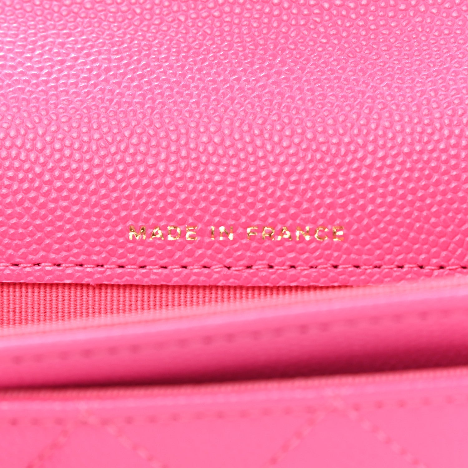 Chanel Caviar Quilted Flap Card Holder Wallet Dark Pink 7 of 10