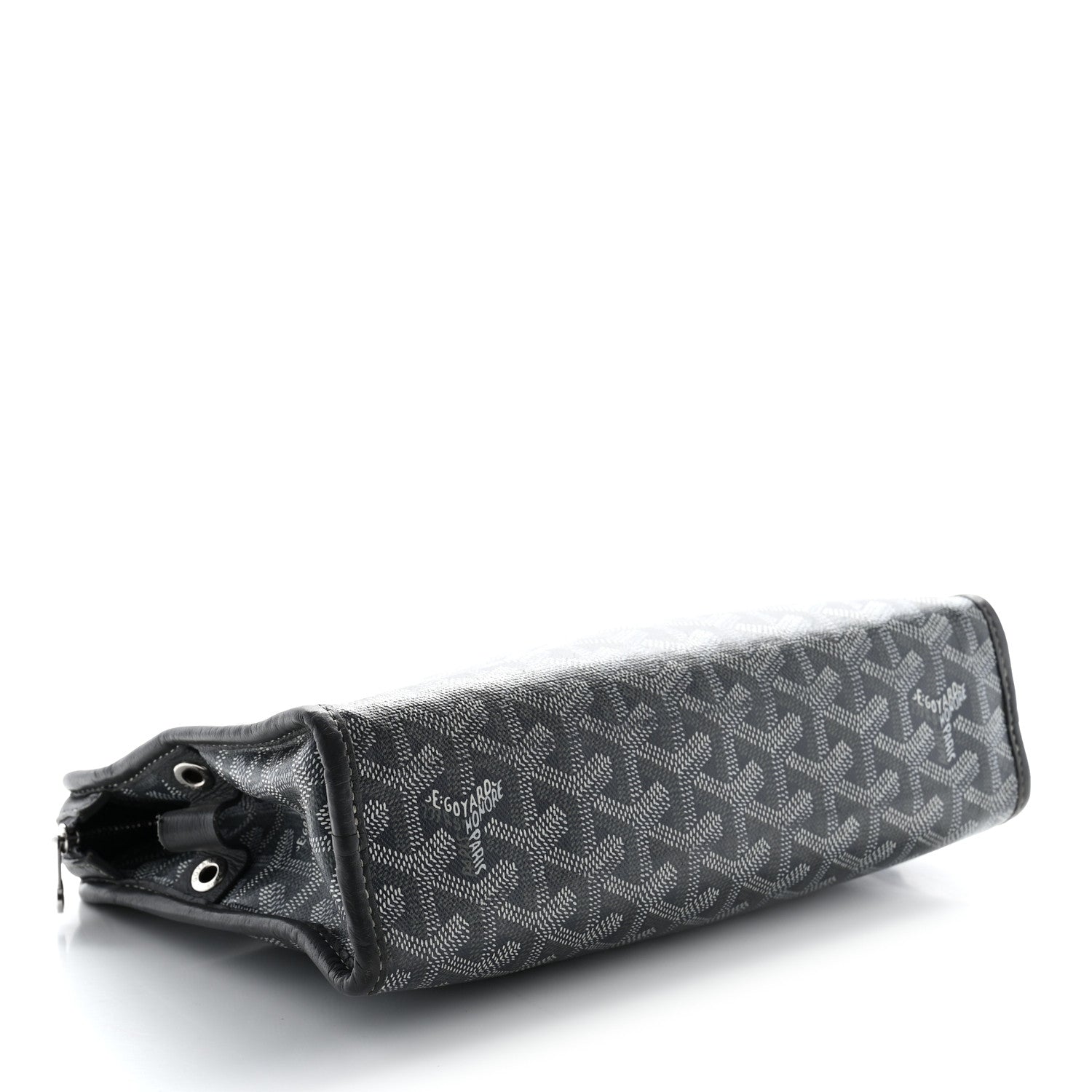 Goyard Goyardine Jouvence MM Toiletry Pouch Grey Grey 4 of 12