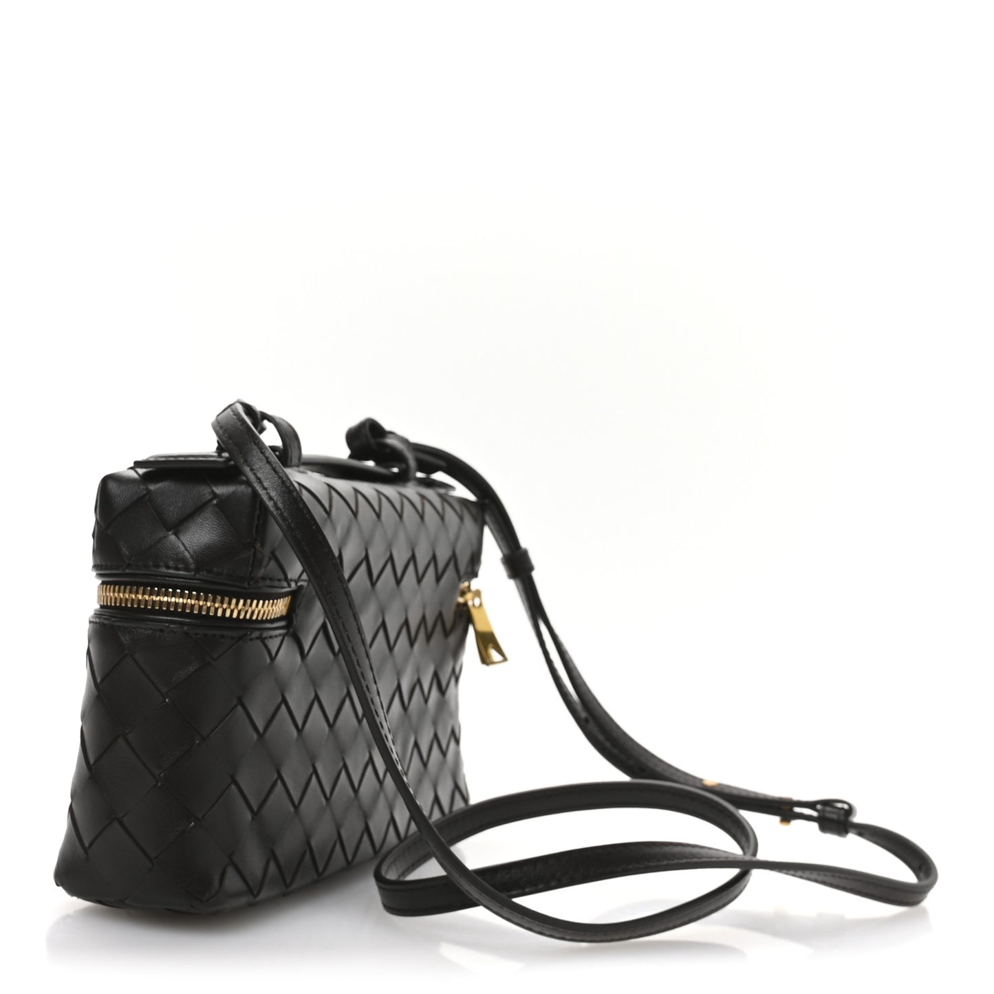 Calfskin Intrecciato Bang Bang Vanity Case Fondant