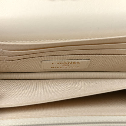 Chanel Lambskin Quilted Mini Trendy CC Wallet On Chain WOC White 6 of 14