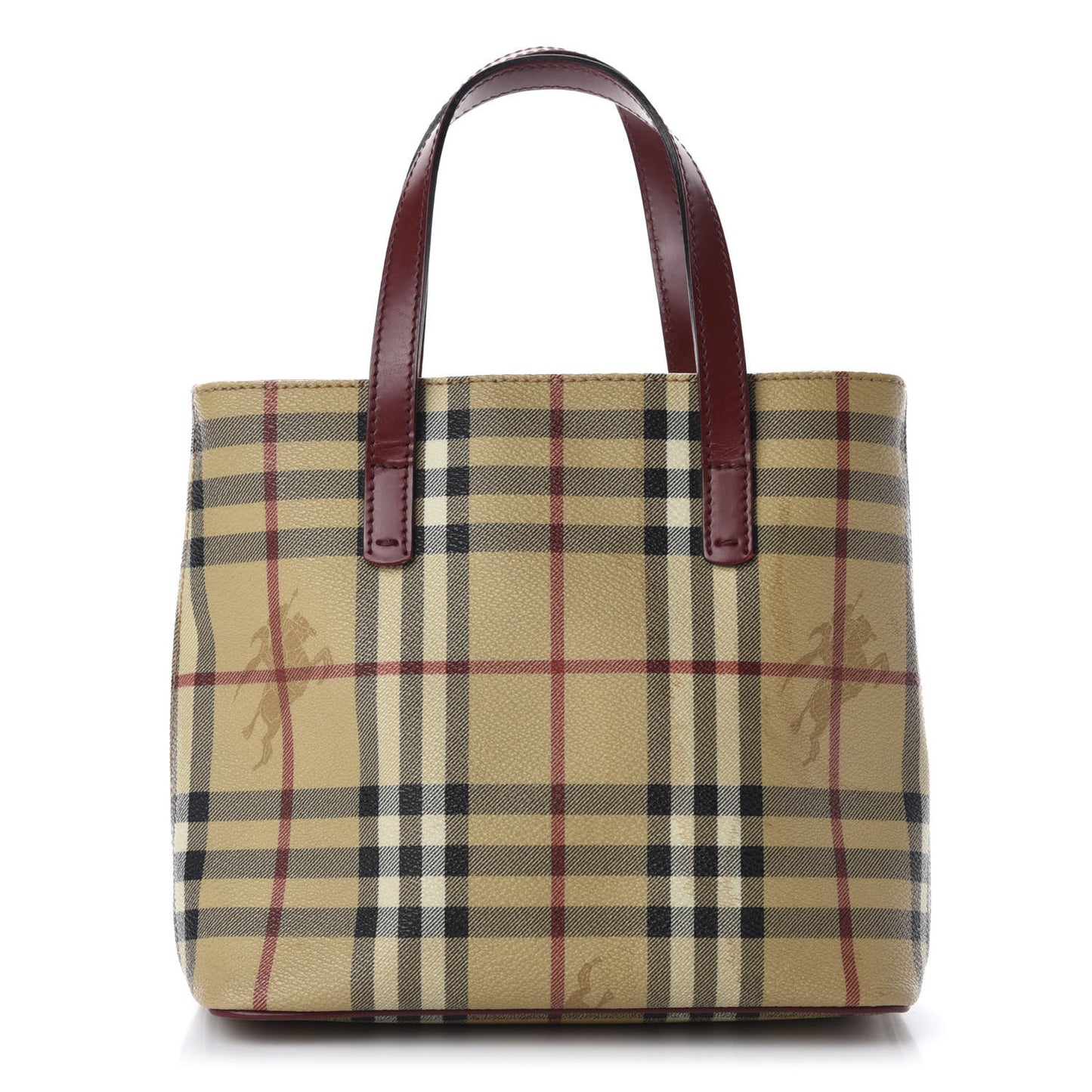 Haymarket Check Small Tote Red