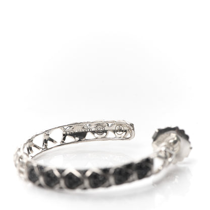 John Hardy Sterling Silver Black Sapphire Naga Lava Hoop Earrings 4 of 4
